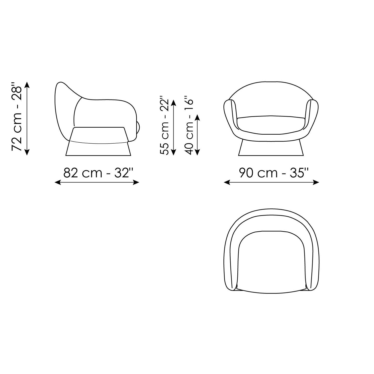 ARMCHAIRS AND POUFS