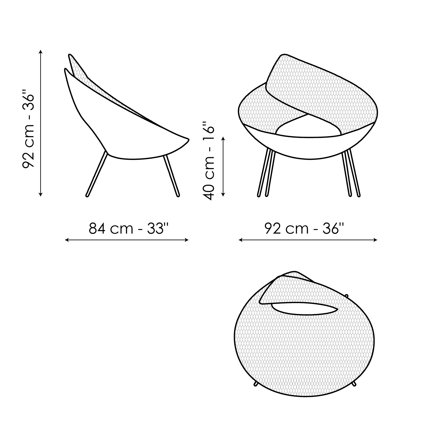 ARMCHAIRS AND POUFS