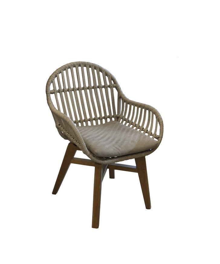 WOODEN ARMCHAIR
