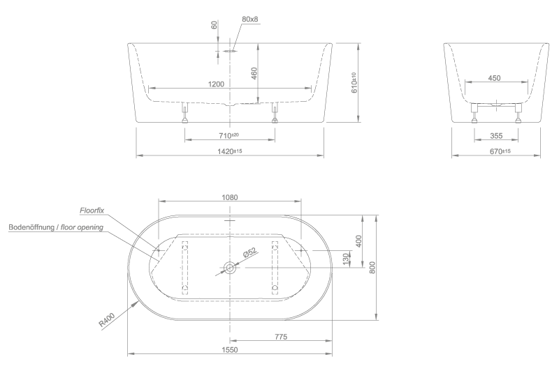 BATHTUBS