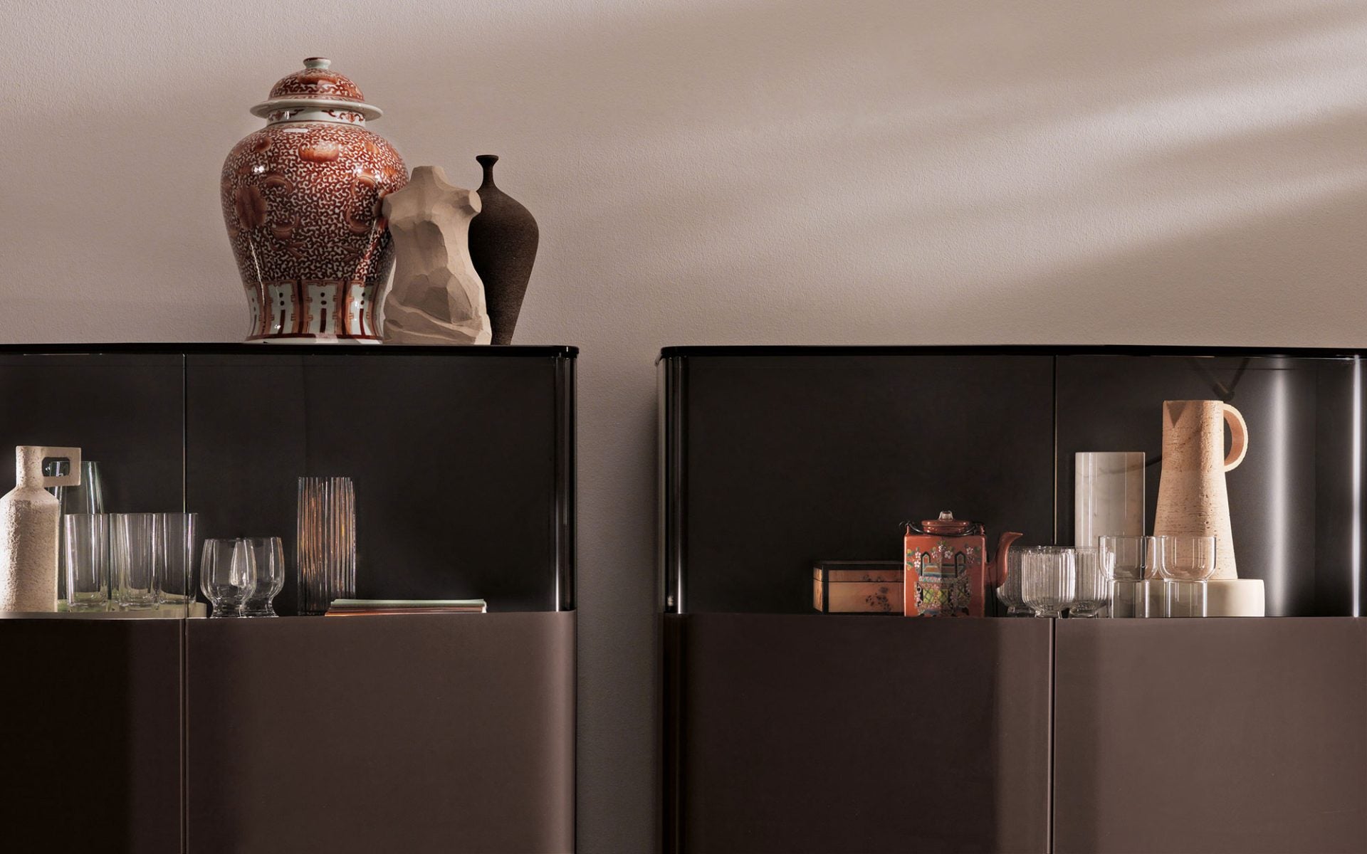SHOWCASES AND CUPBOARDS