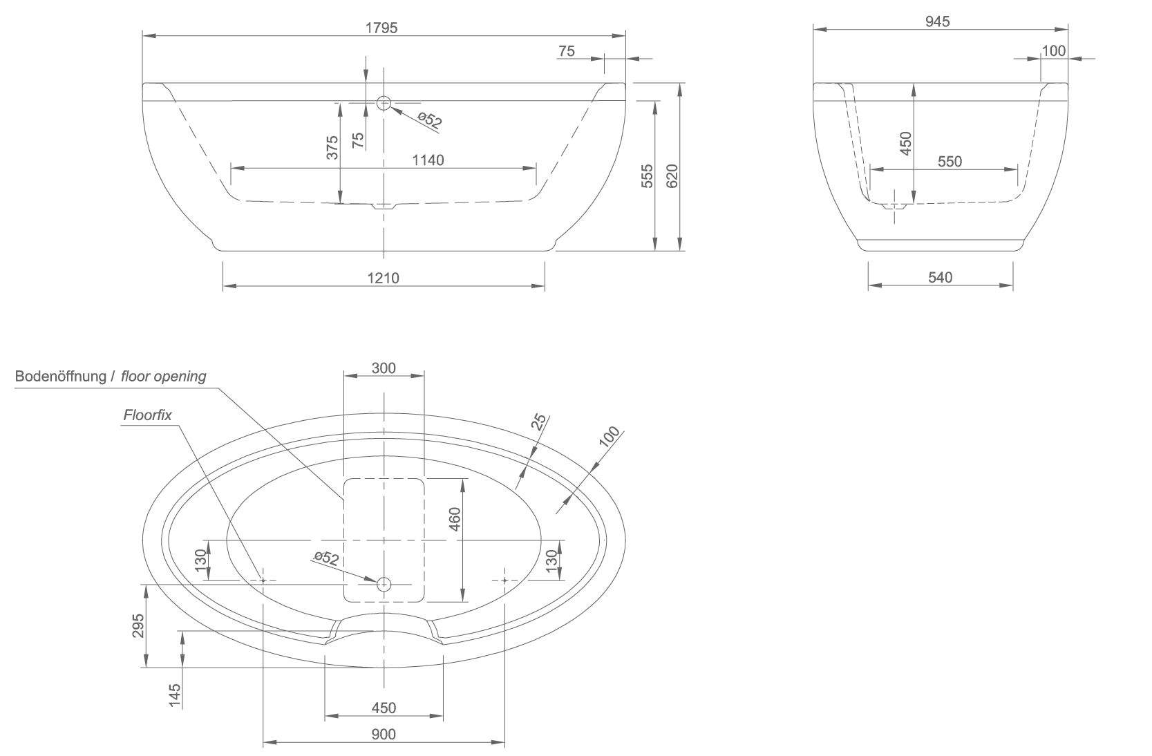 BATHTUBS