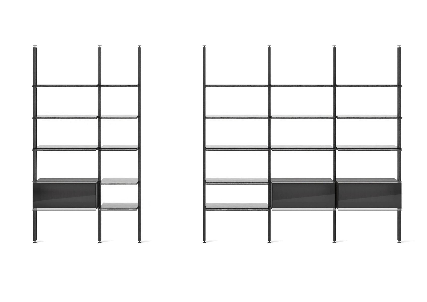 BOOKCASES AND SYSTEMS