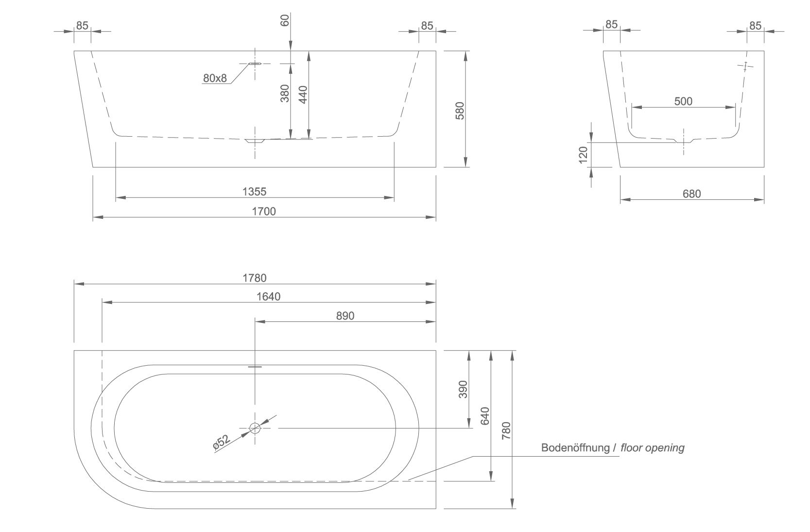 BATHTUBS