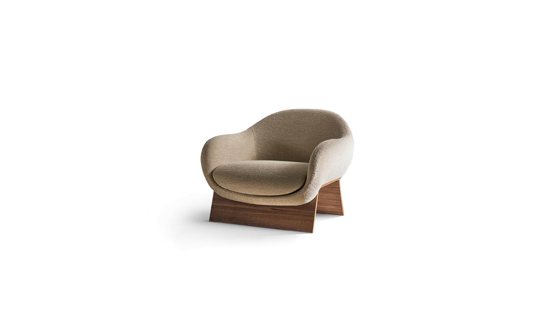 ARMCHAIRS AND POUFS