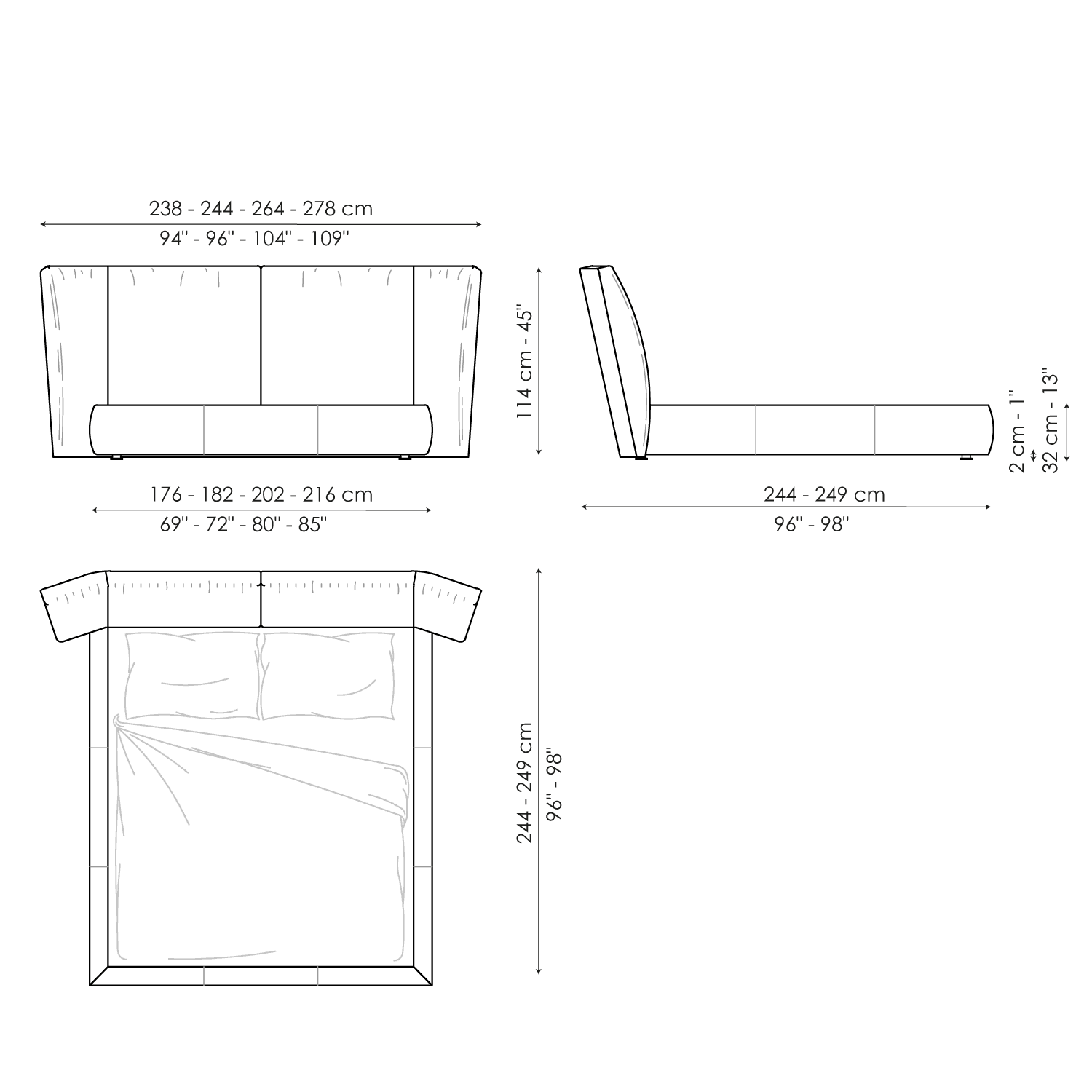 DOUBLE BEDS