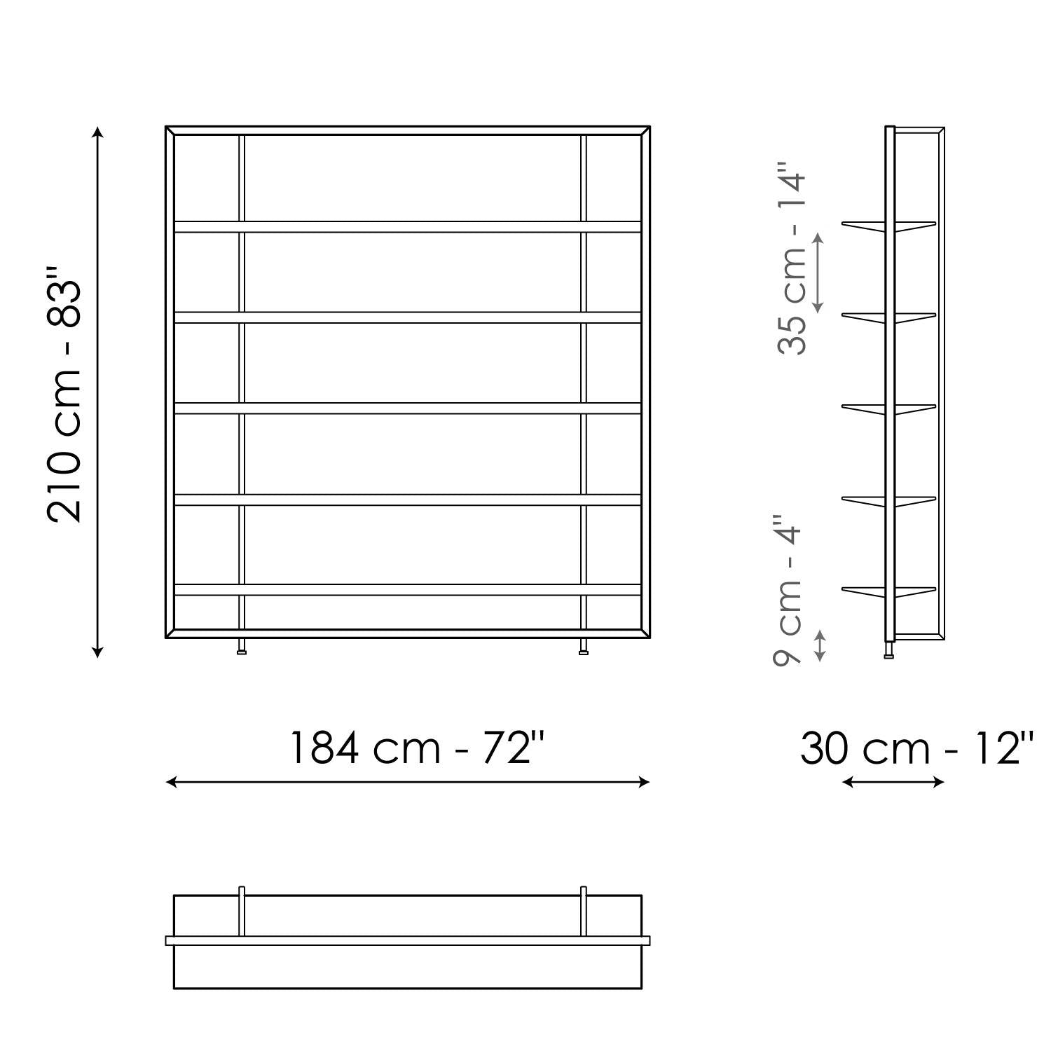 BOOKSHELVES