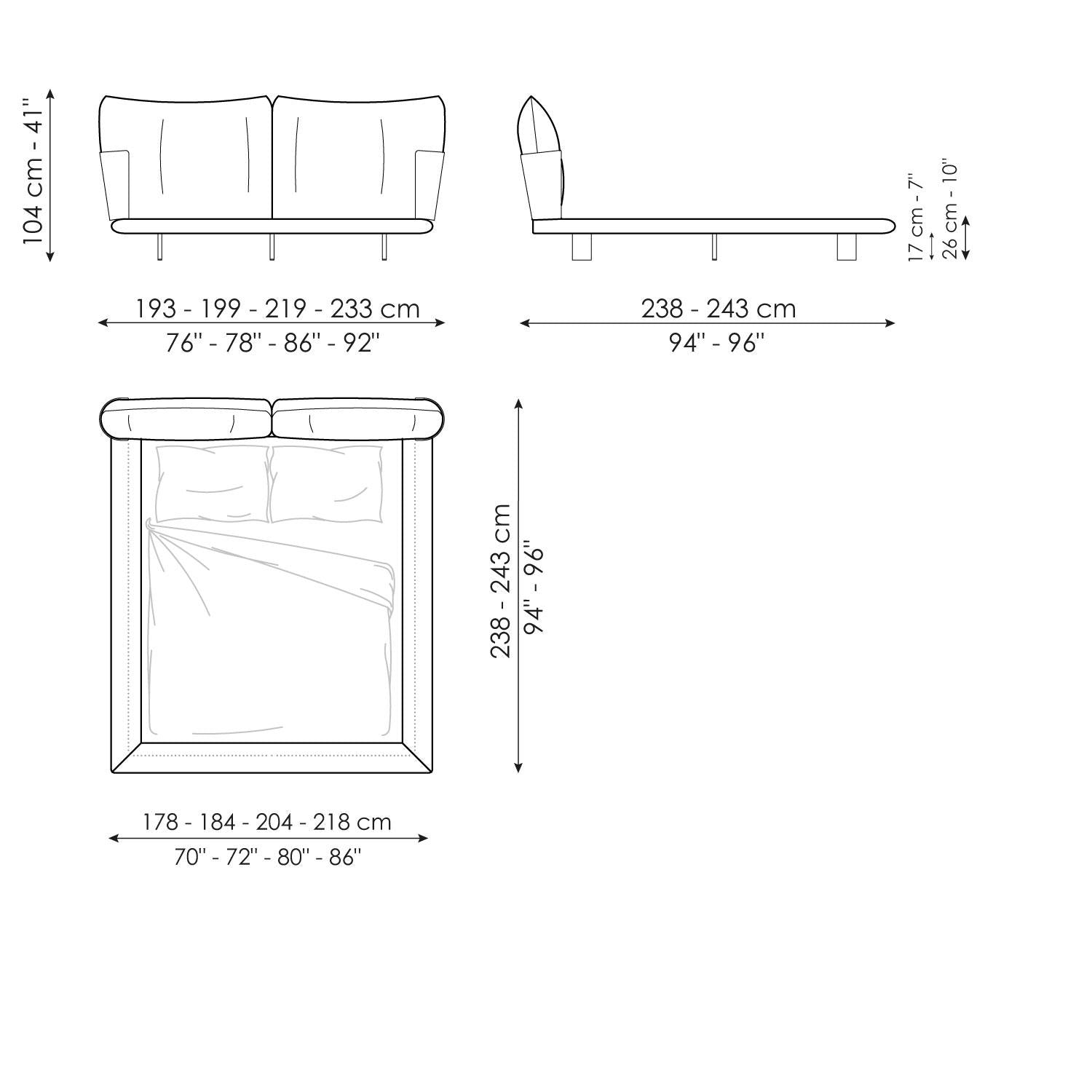 DOUBLE BEDS