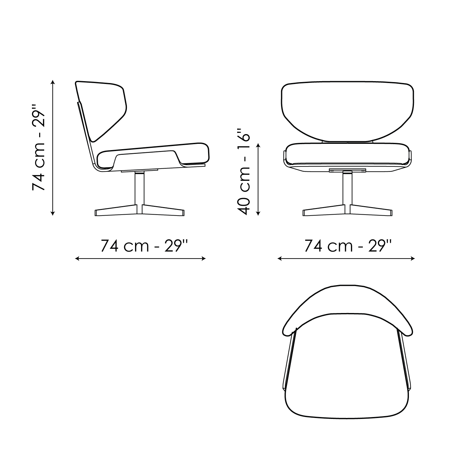 ARMCHAIRS AND POUFS