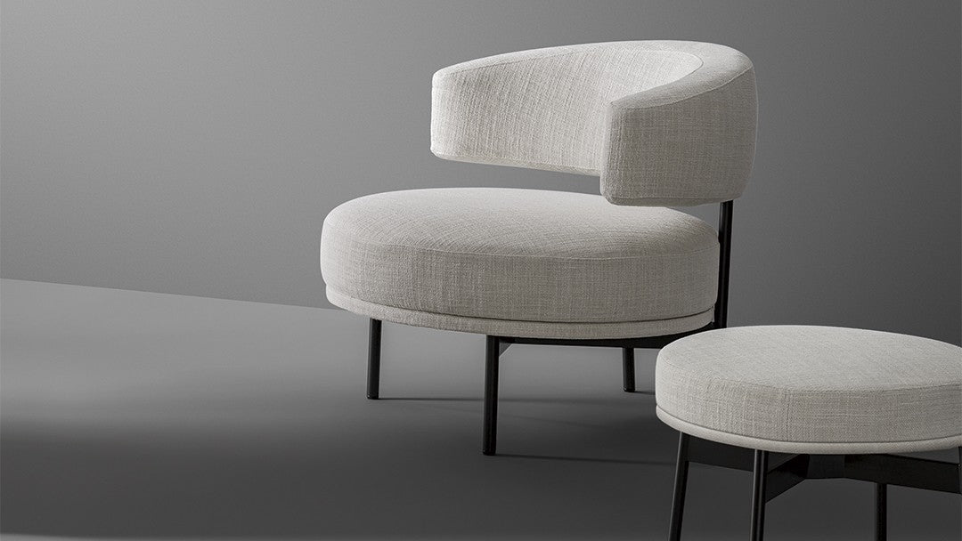 ARMCHAIRS AND POUFS