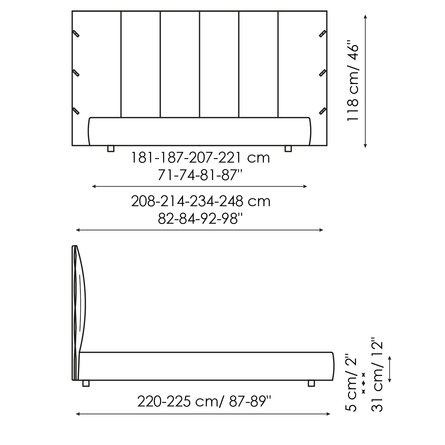 DOUBLE BEDS