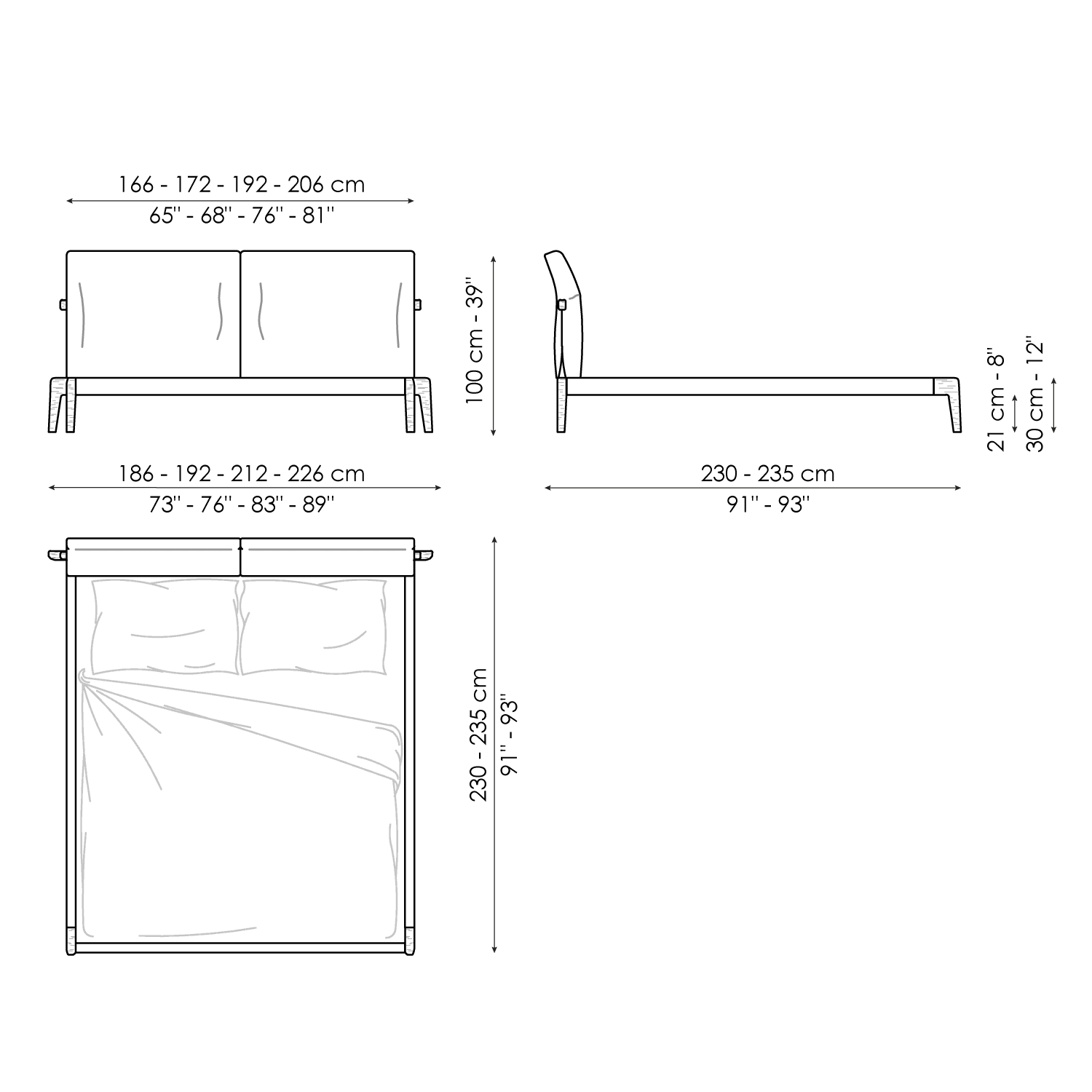 DOUBLE BEDS