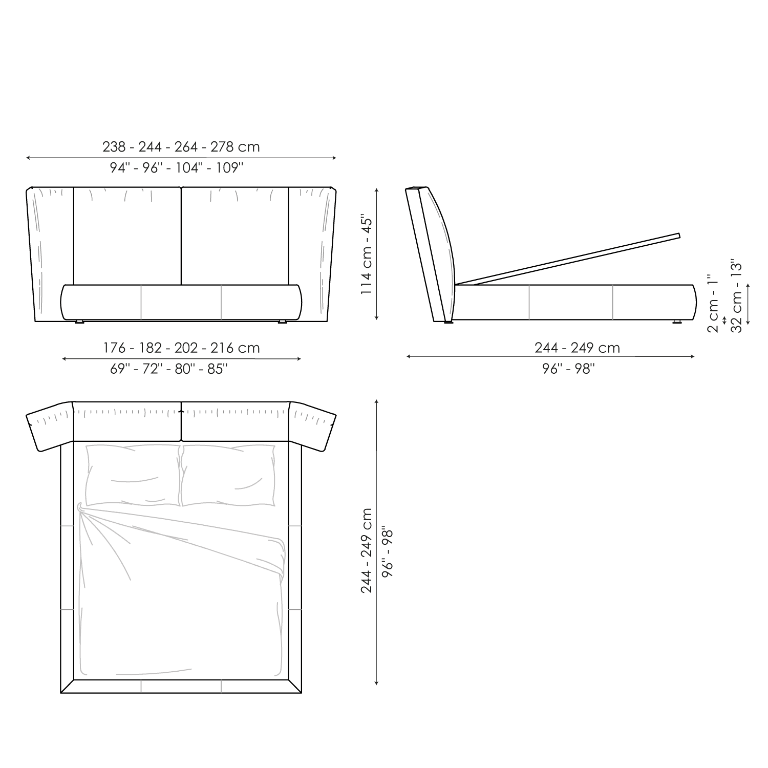 DOUBLE BEDS