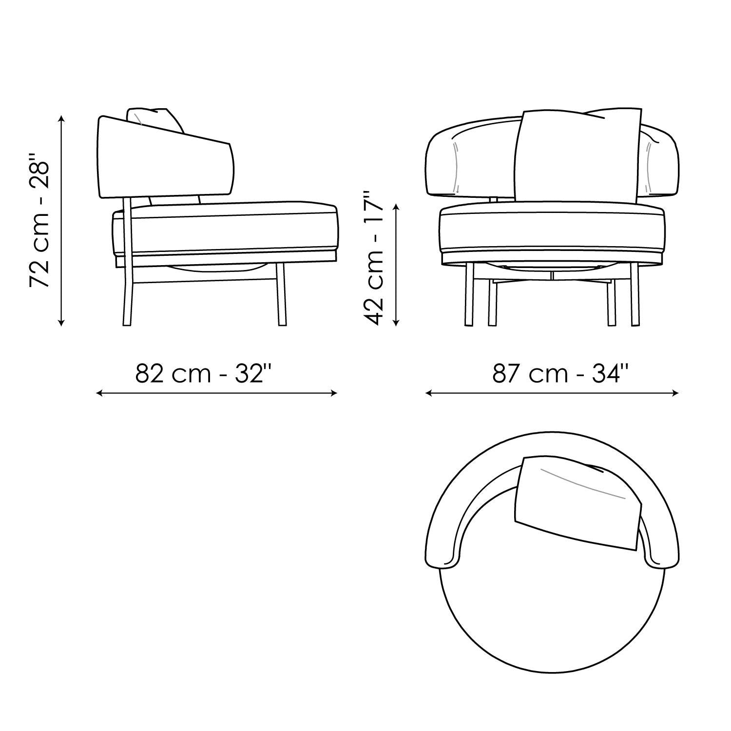 ARMCHAIRS AND POUFS