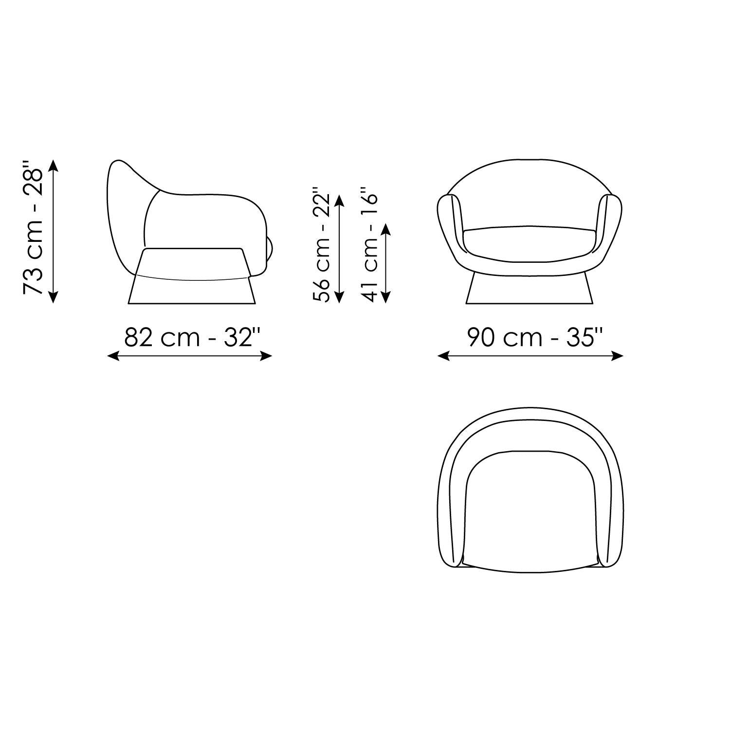 ARMCHAIRS AND POUFS