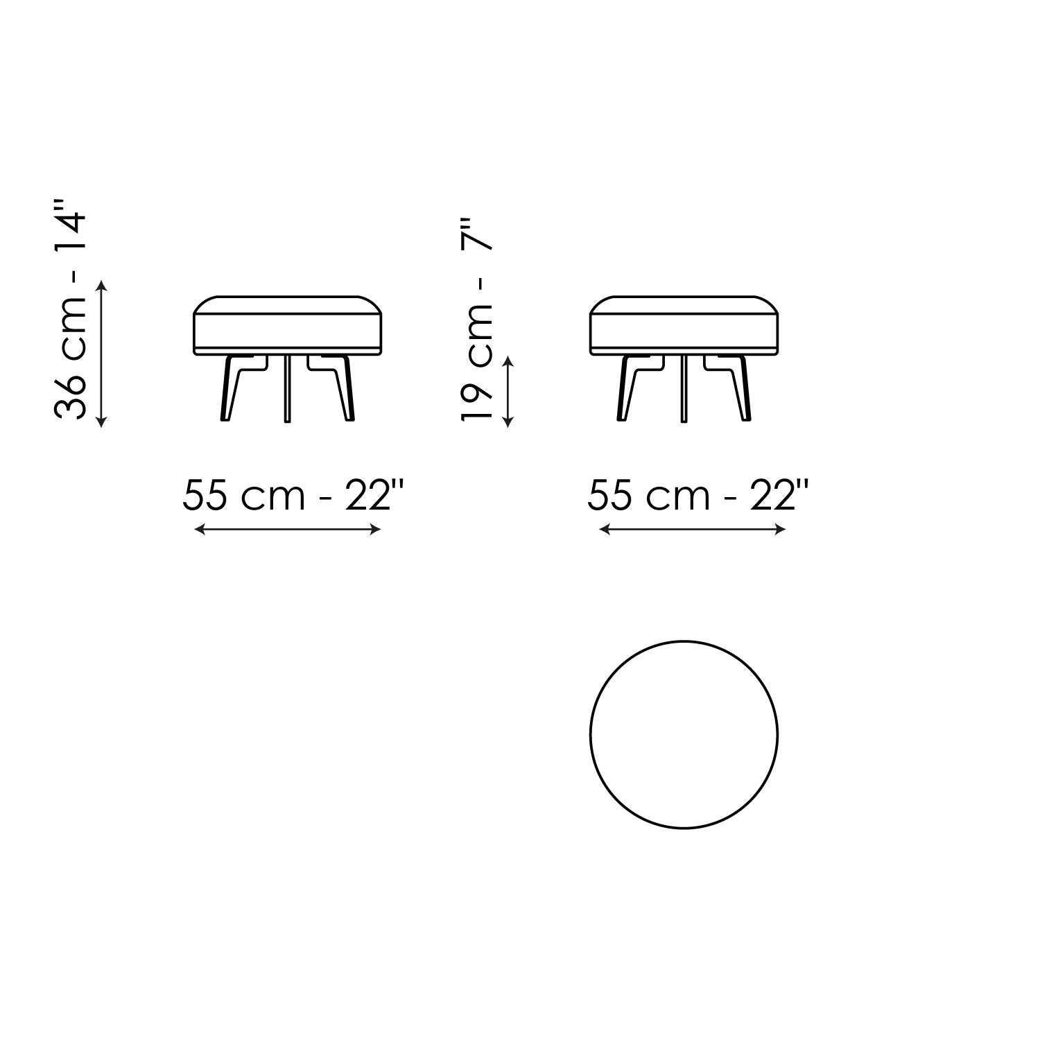 ARMCHAIRS AND POUFS