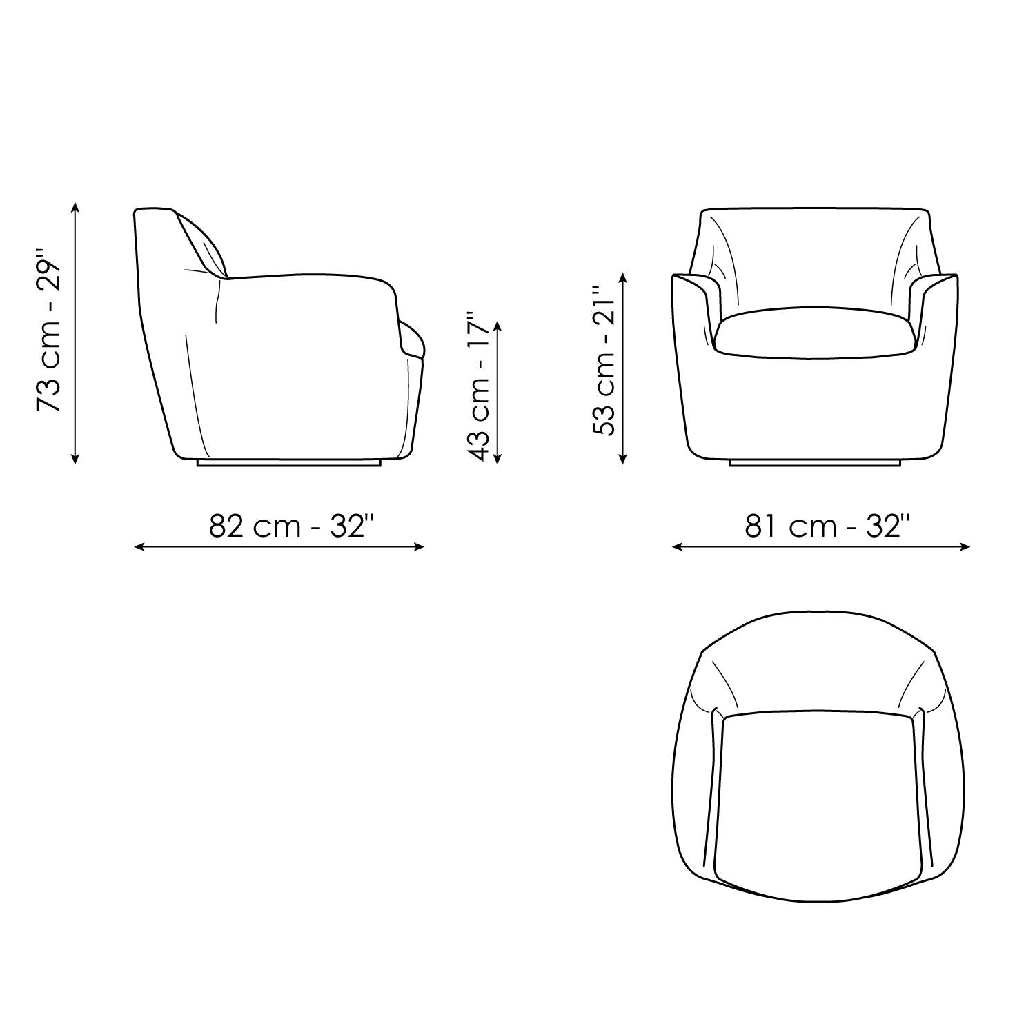 ARMCHAIRS AND POUFS