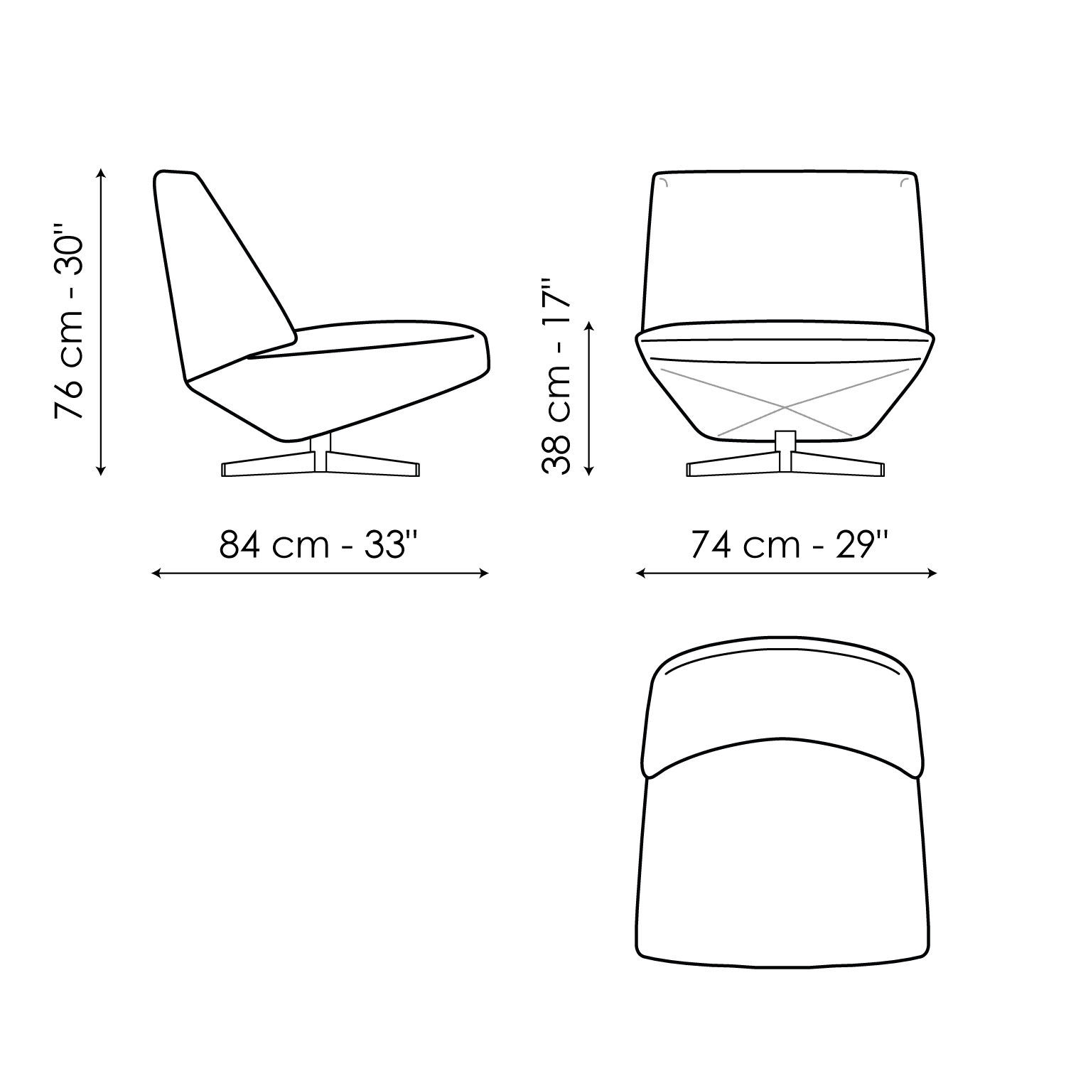 ARMCHAIRS AND POUFS