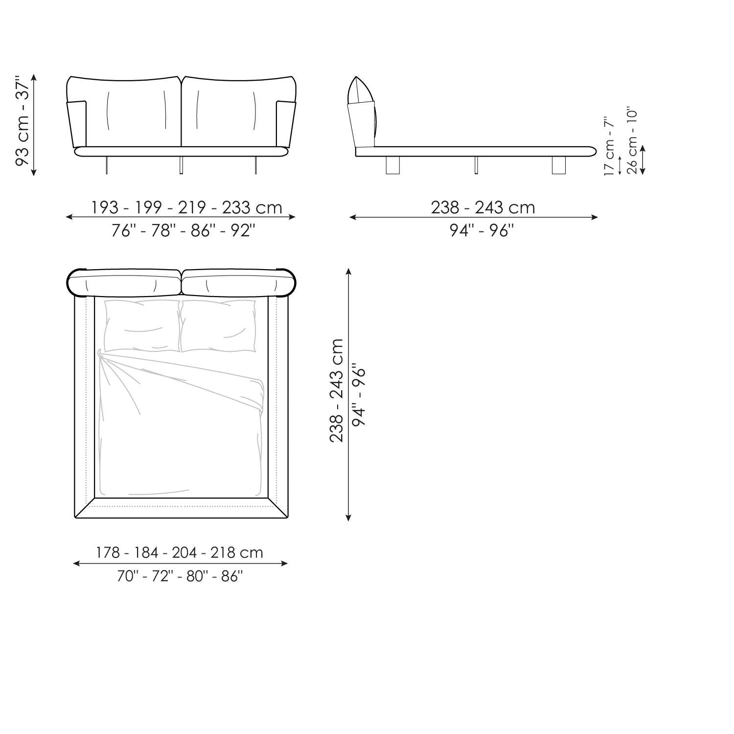 DOUBLE BEDS